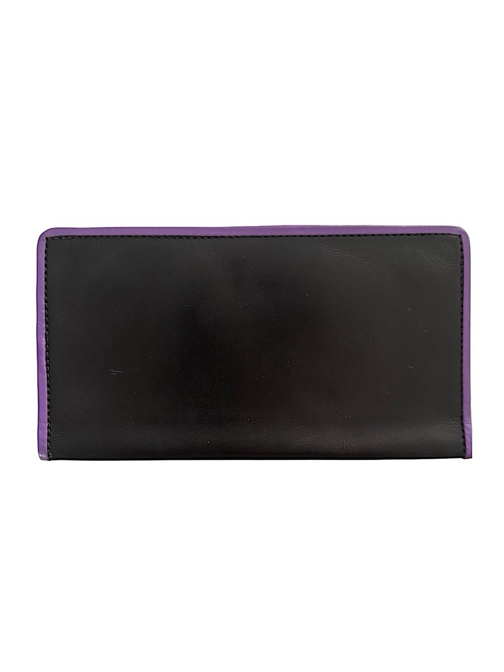 Dick Muller Black Leather Bifold Checkbook Cover Wallet Case Holder Organizer